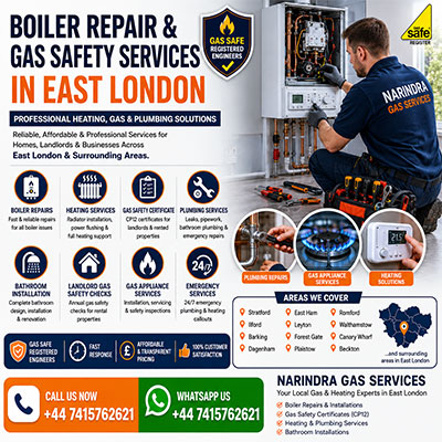 Boiler Repair & Gas Safety Services in East London