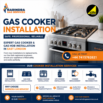 Gas Cooker Installation in East London: Safety Checks, Costs & What Homeowners Should Know
